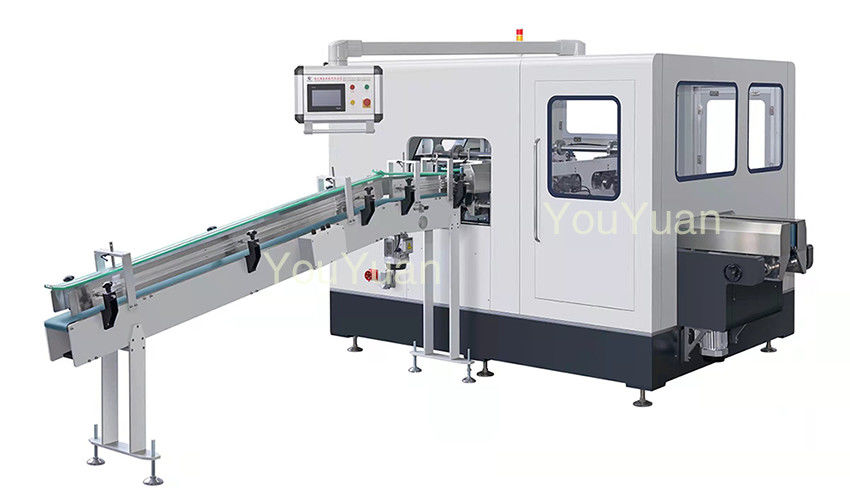 CE PLC Control Toilet Paper Packaging Machine 120 Rolls/Min