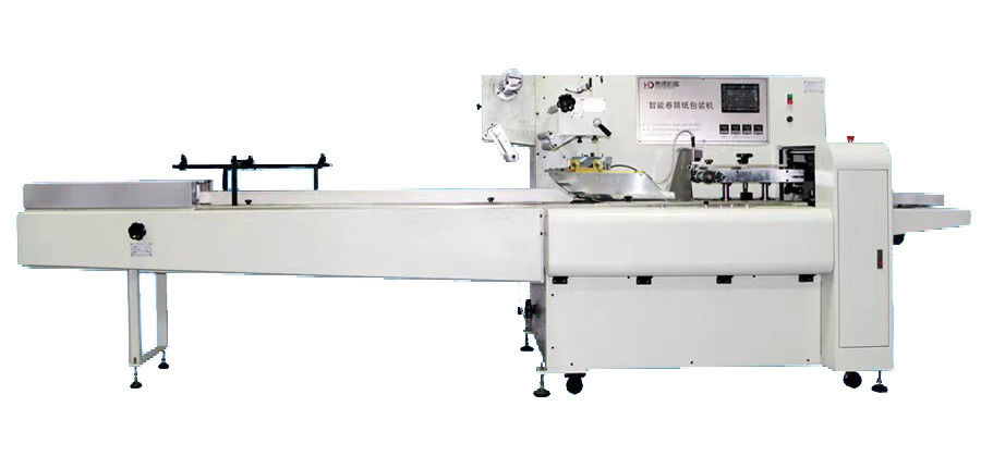 Servo Control Toilet Roll Paper Packing Machine 80-168 Rolls Per Min