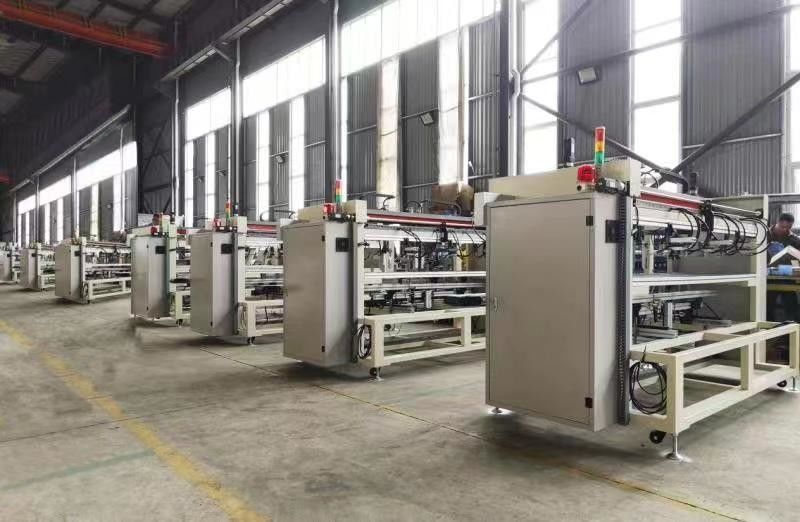 PLC Control Facial Tissue Converting Machine Automatic Transfer 14 Logs / Min